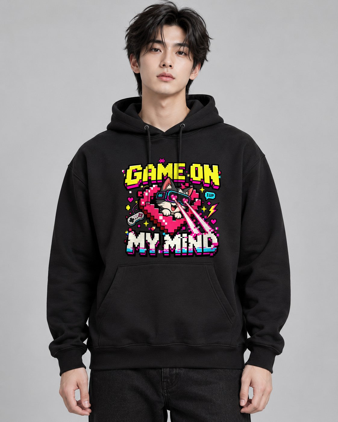 Game On Lvl Max - Black