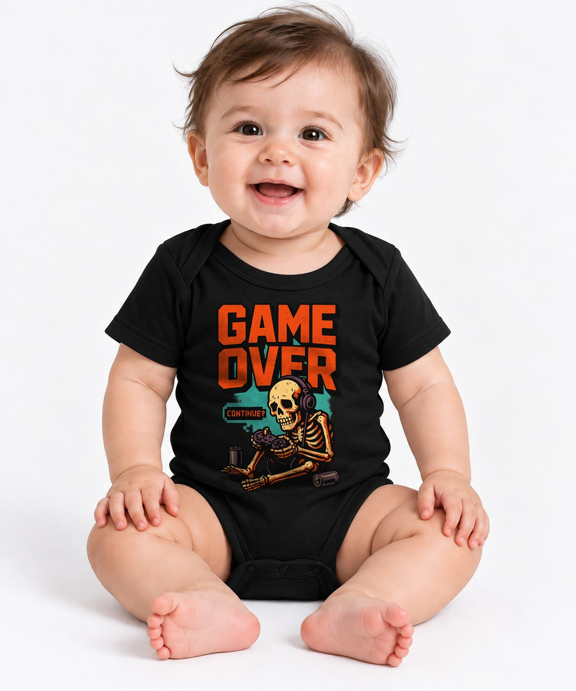 Game Over Skeleton - Black