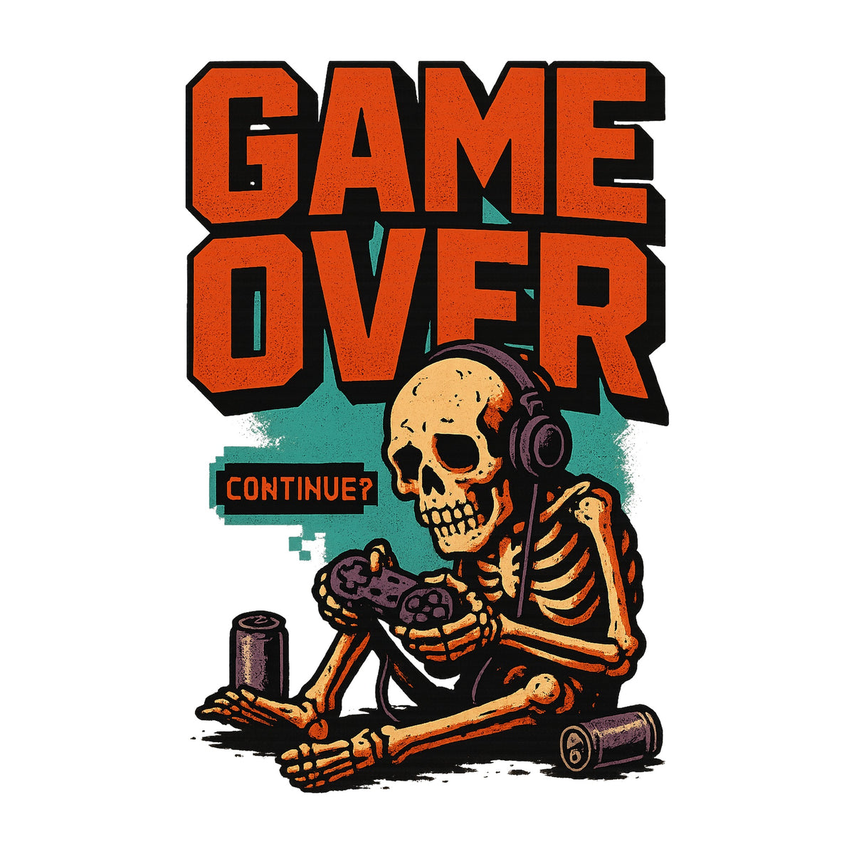 Game Over Skeleton