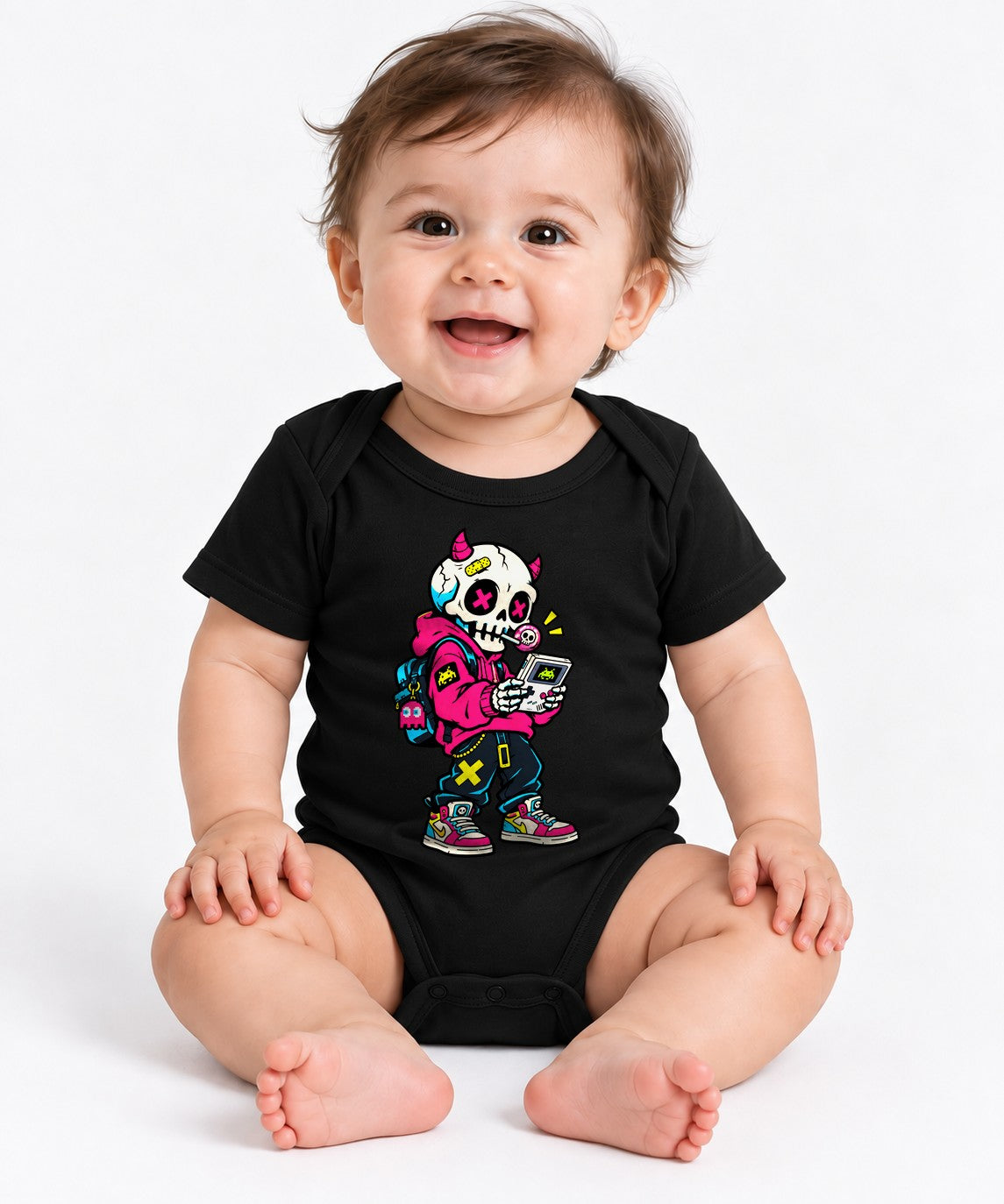 Gamer Skull Devil - Black