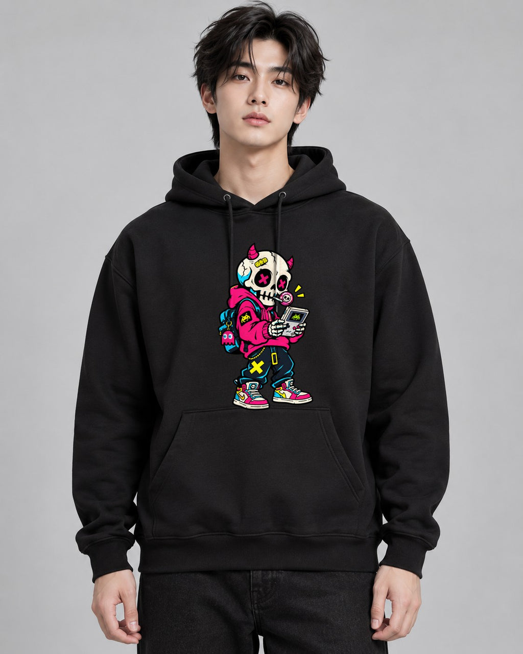 Gamer Skull Devil - Black