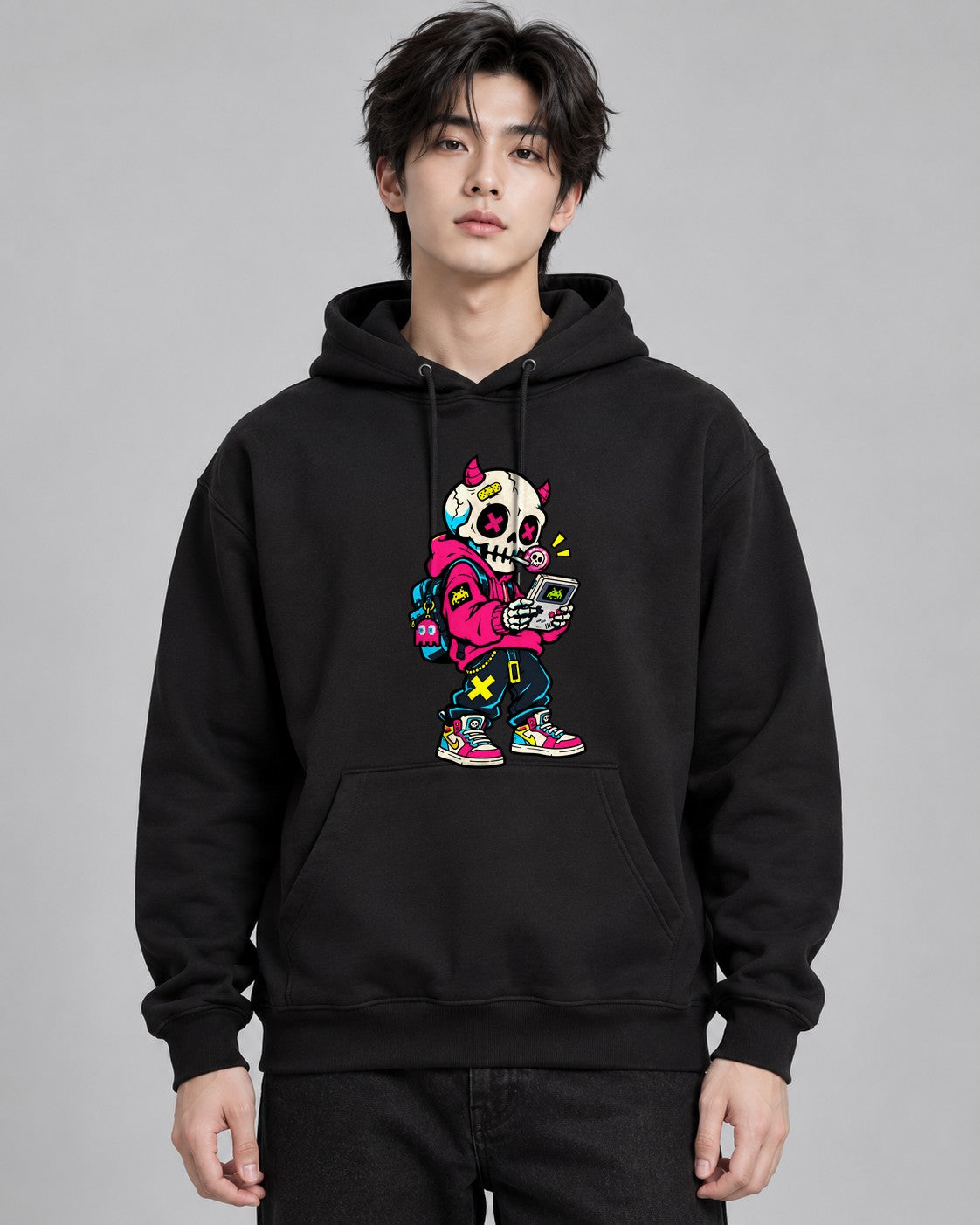 Gamer Skull Devil - Black