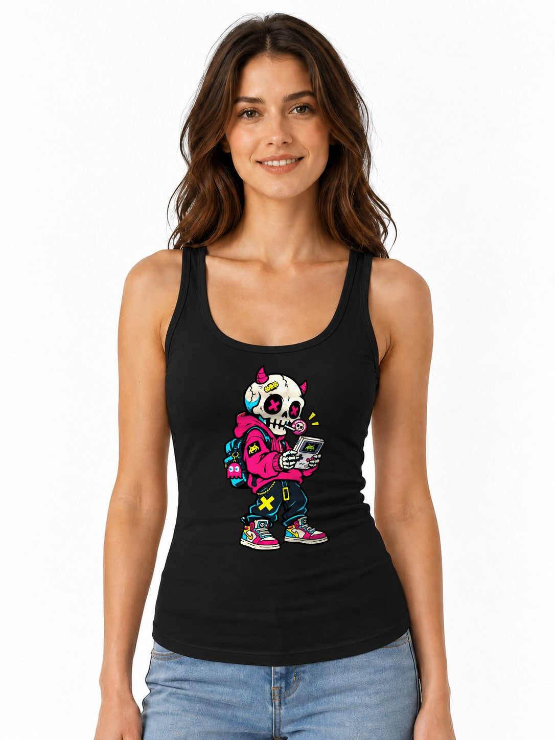 Gamer Skull Devil - Black