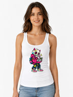Gamer Skull Devil - White