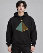 Geometric Pyramid Sphere - Black