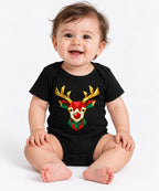 Geometric Reindeer - Black