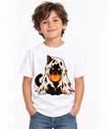 Ghost Cat Pumpkin - White