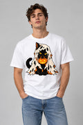 Ghost Cat Pumpkin - White