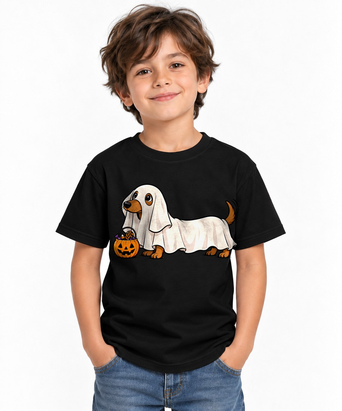 Ghost Dog Trick Or Treat - Black