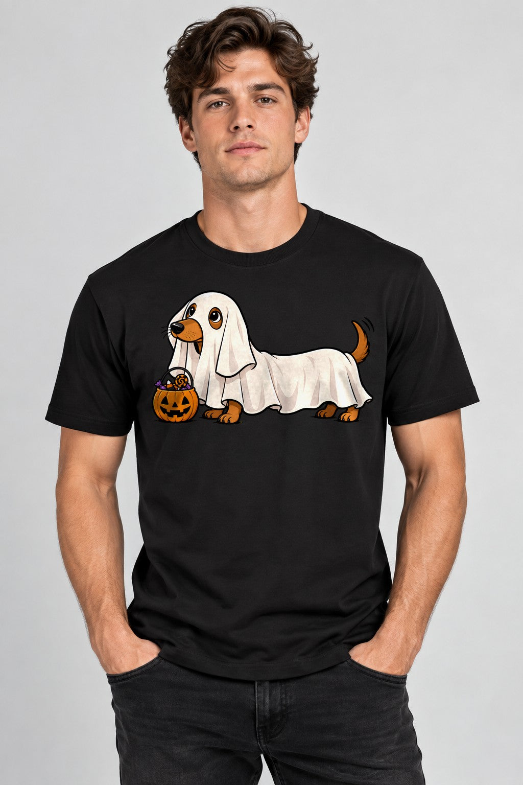 Ghost Dog Trick Or Treat - Black