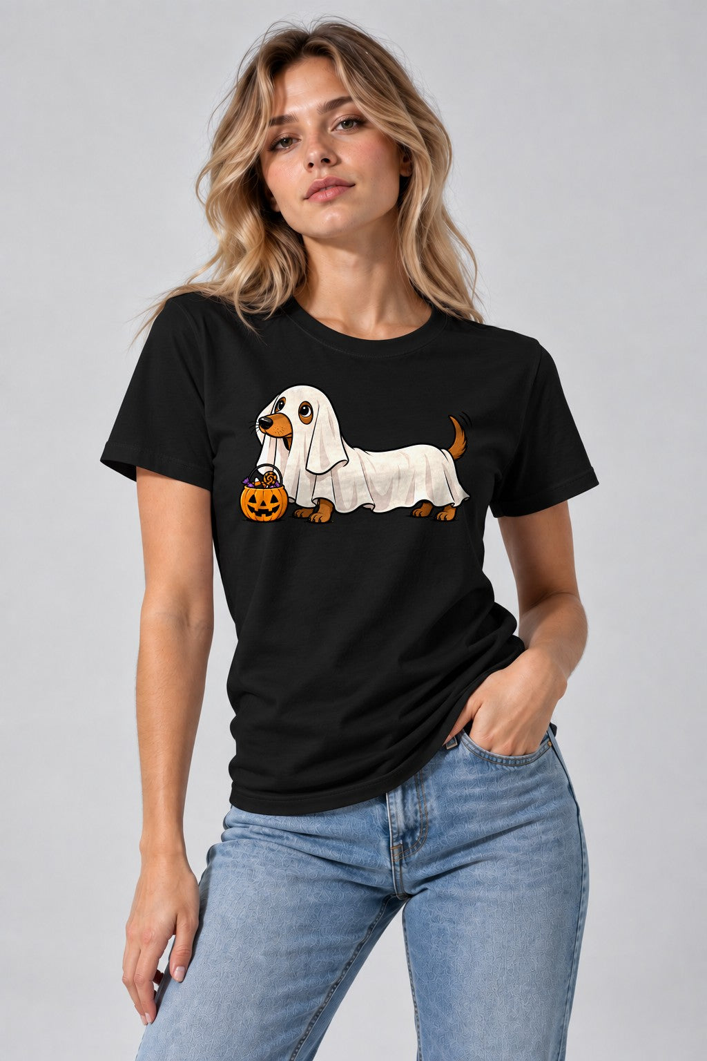 Ghost Dog Trick Or Treat - Black