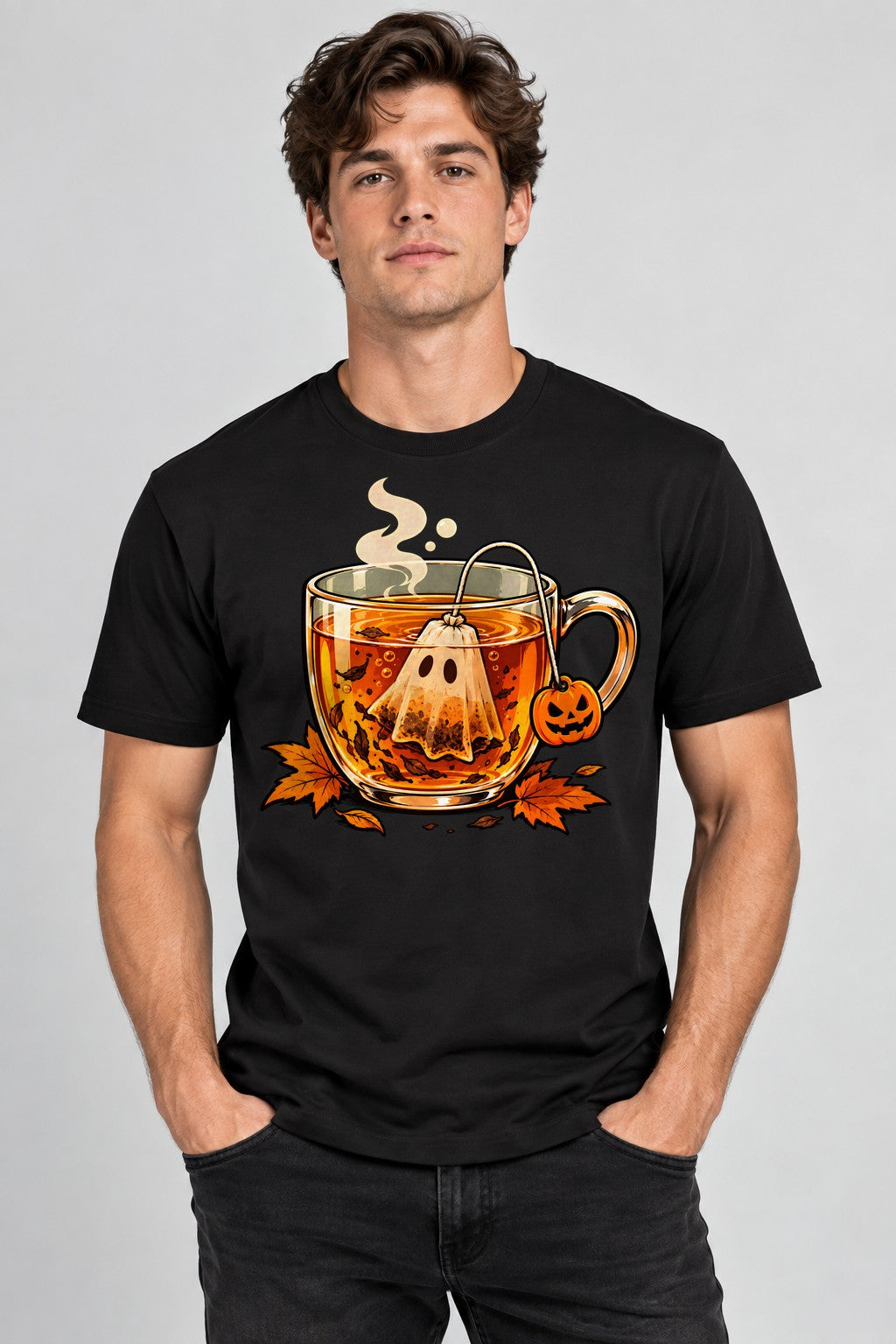 Ghost Tea Bag - Black