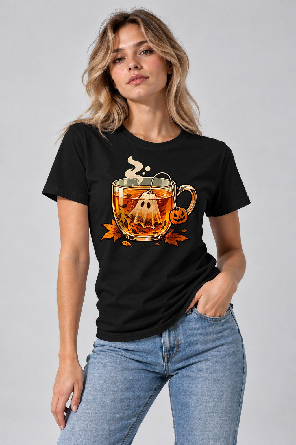 Ghost Tea Bag - Black