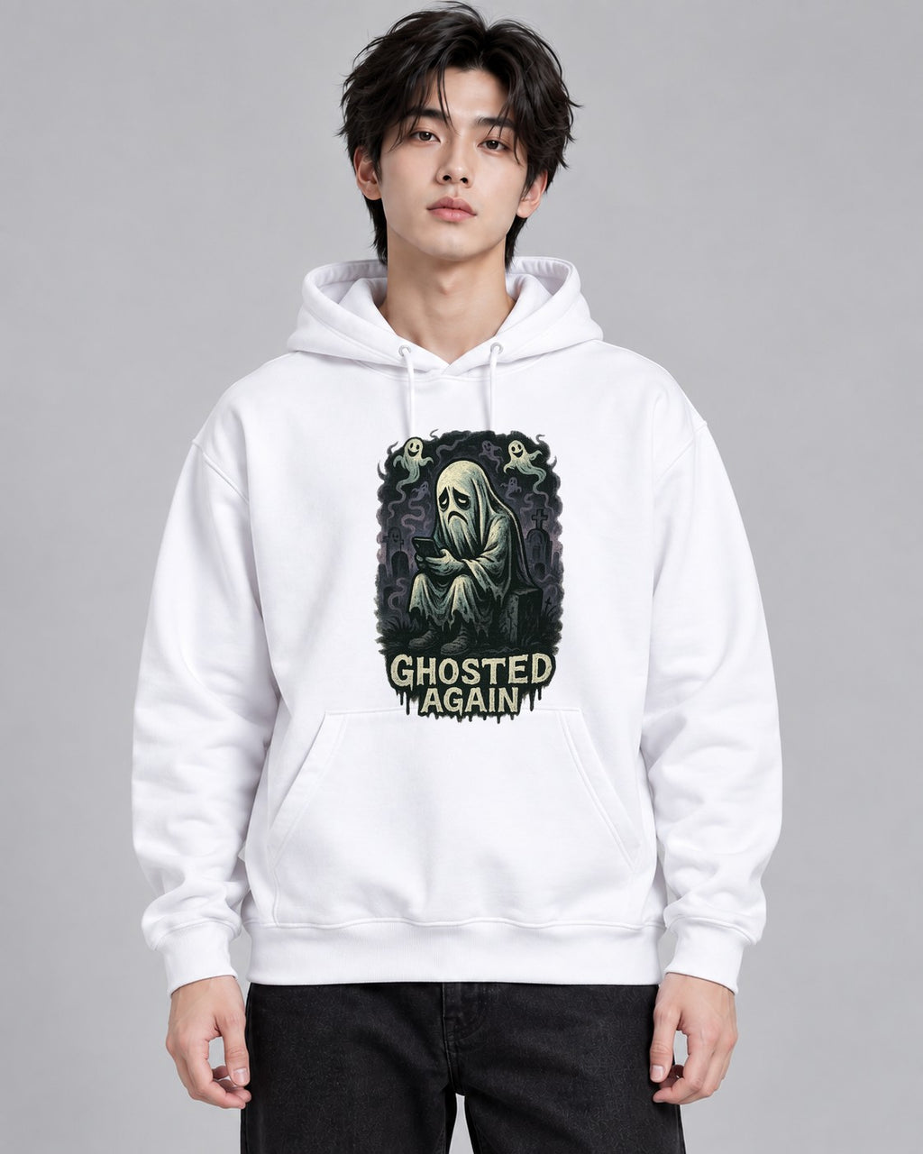 Ghosted Again - White