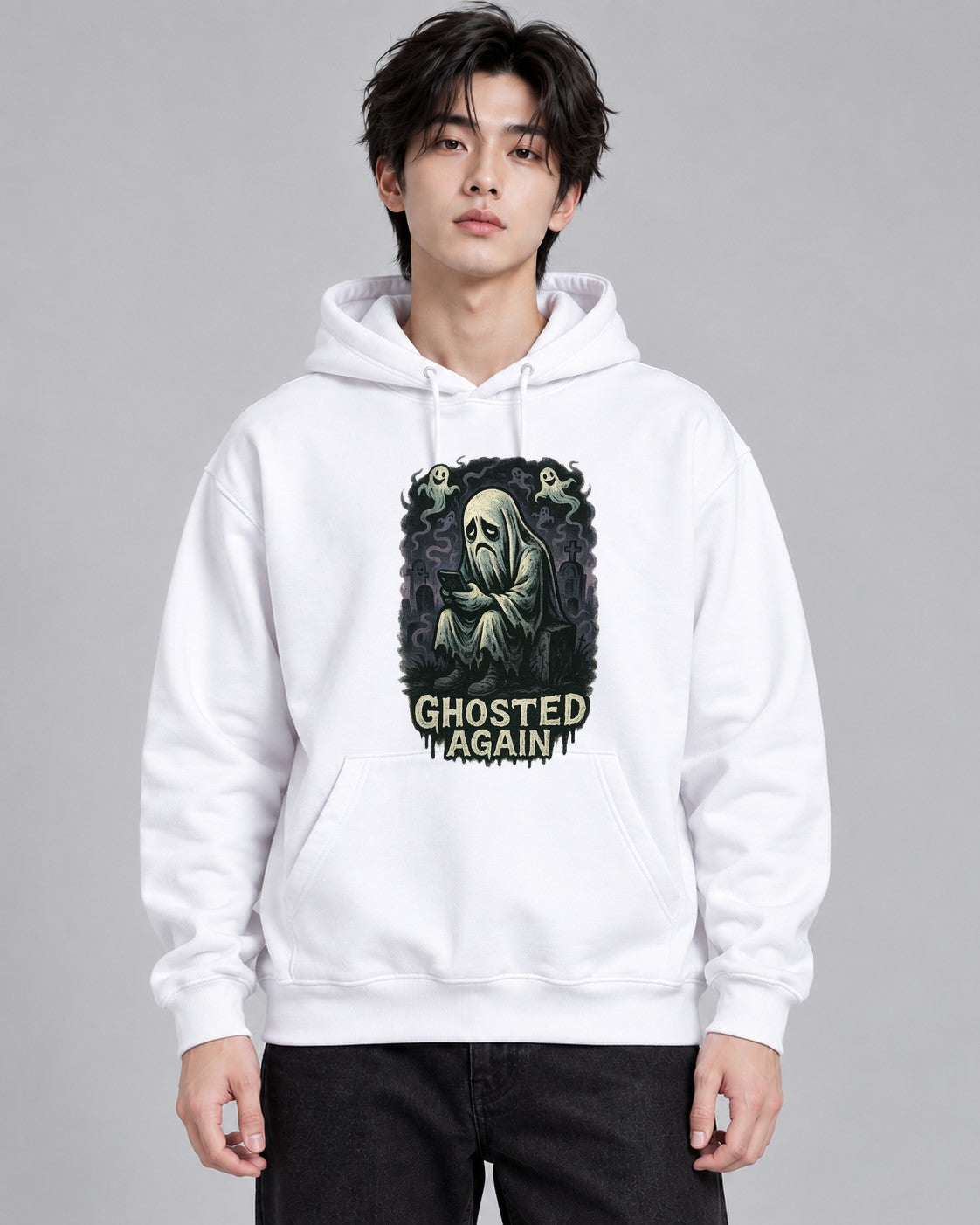 Ghosted Again - White