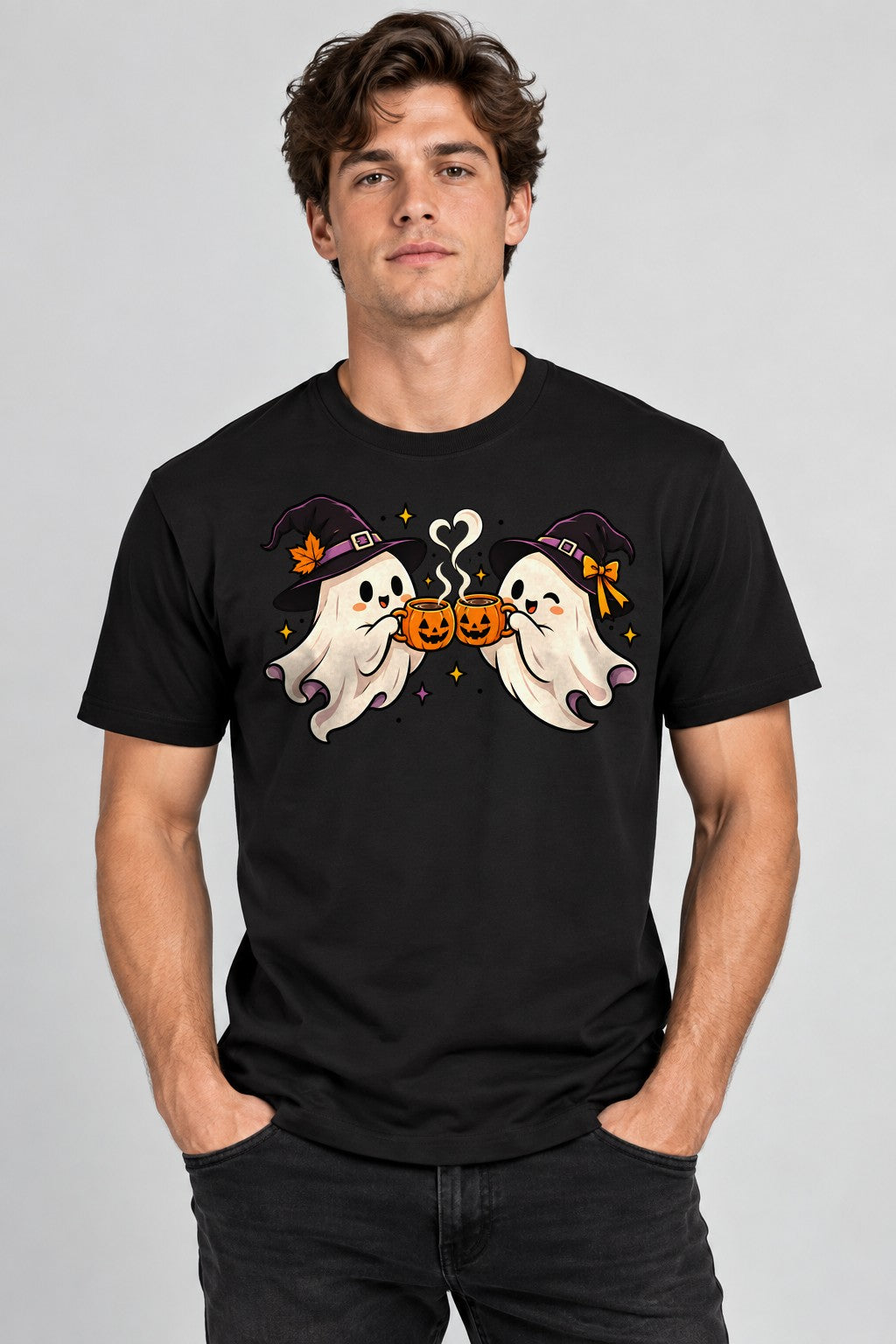 Ghostly Witch Cheers - Black
