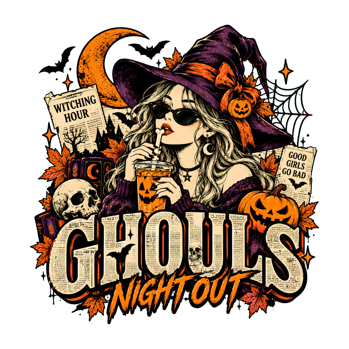 Ghouls Night Out Witch