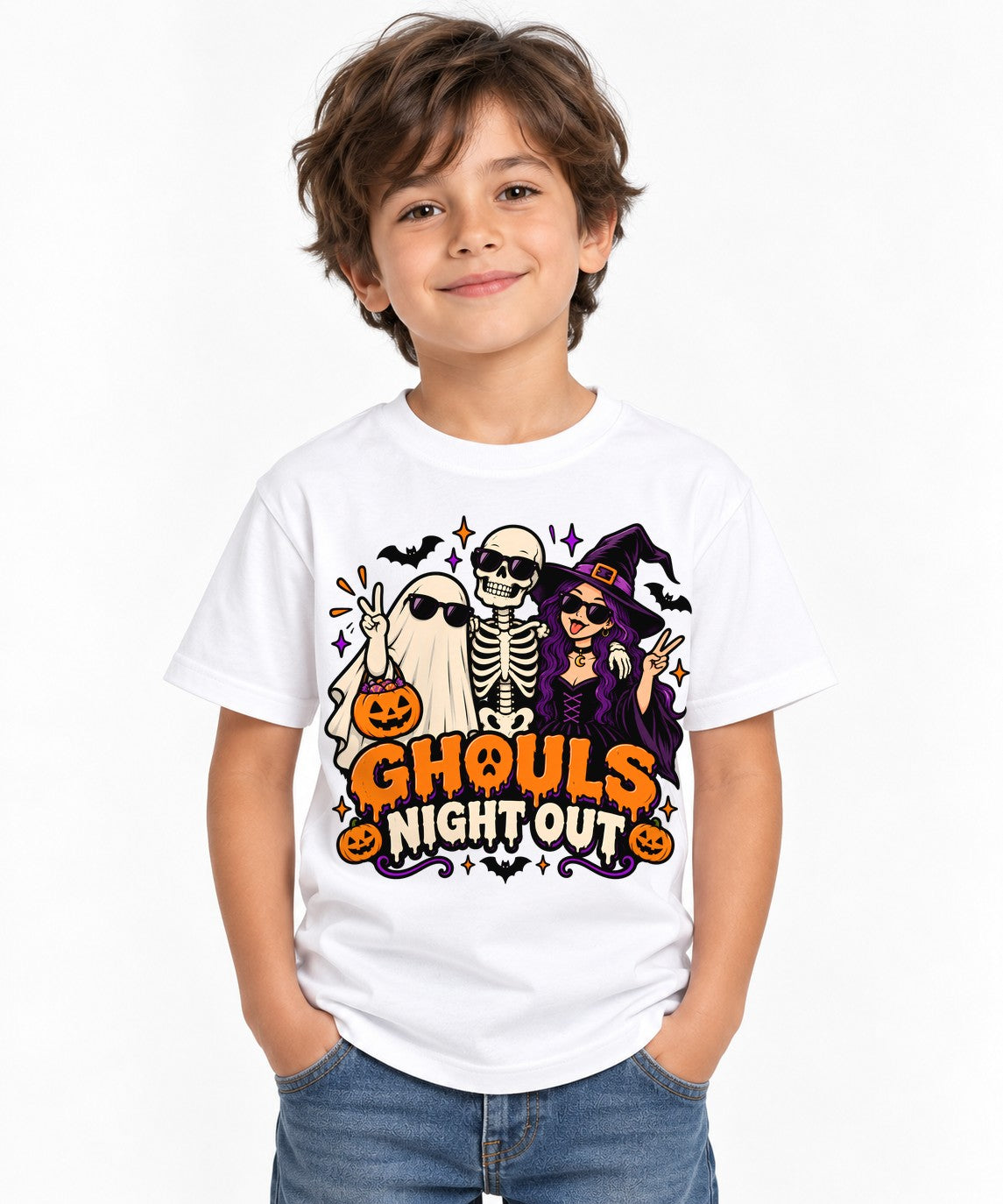 Ghouls Night Out - White