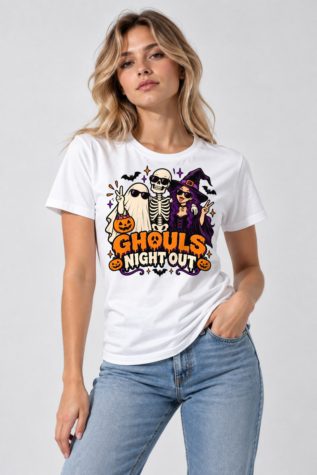 Ghouls Night Out - White