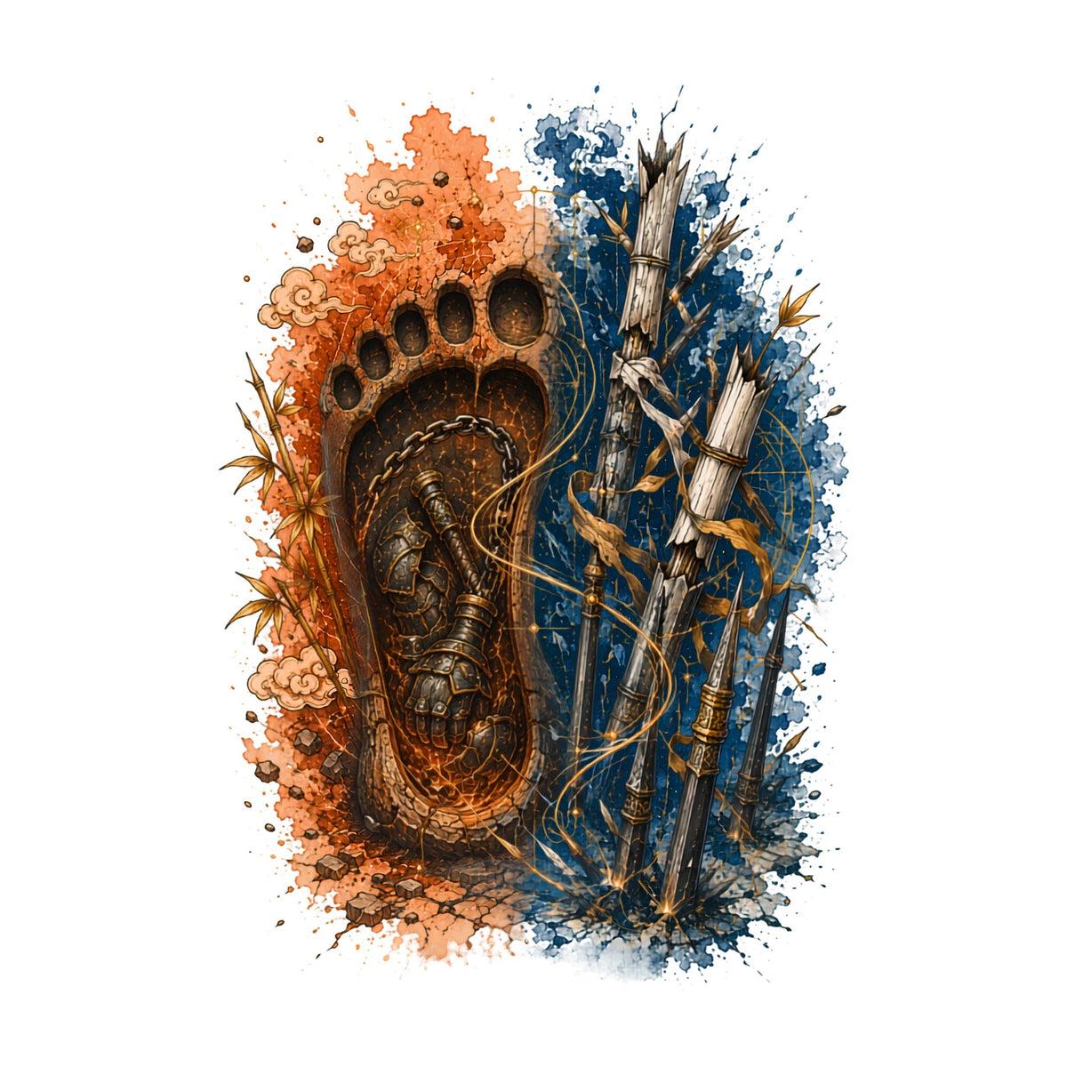 Giant Footprint Legend