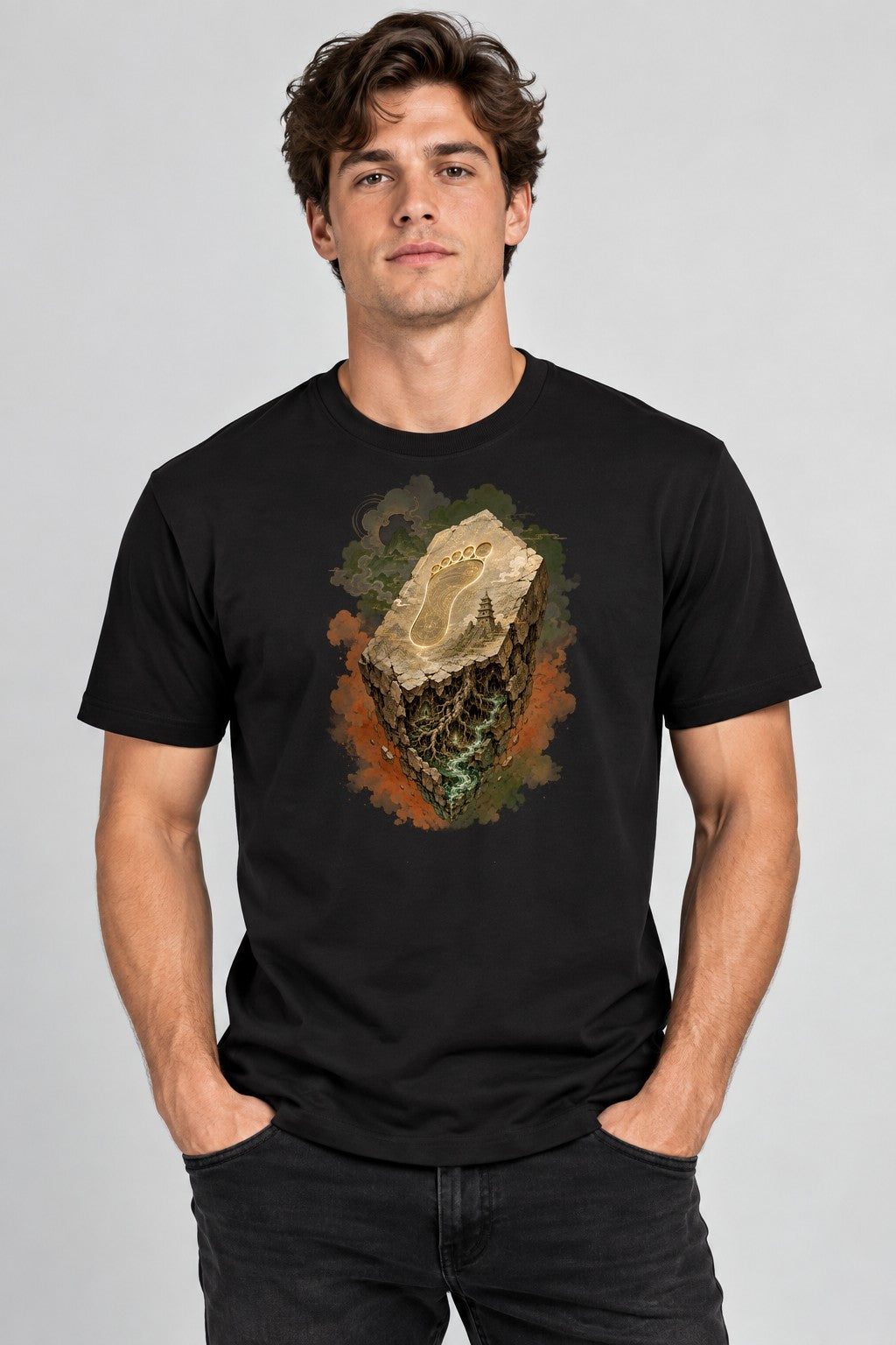 Giant Footprint Mountain - Black