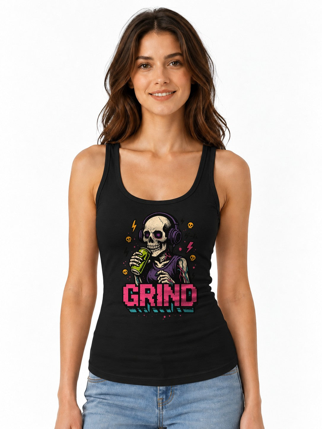 Glitch Grind Gamer - Black