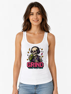 Glitch Grind Gamer - White