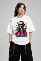 Glitch Grind Gamer - White