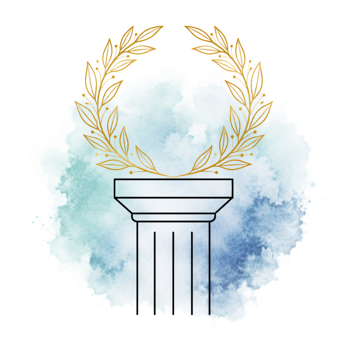 Golden Laurel Pillar