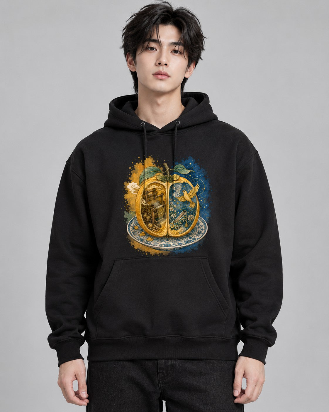 Golden Persimmon Tam Cam Fairytale M - Black