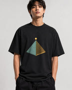 Golden Pyramid Sunset - Black