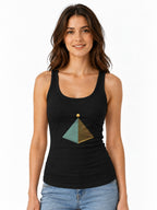 Golden Pyramid Sunset - Black