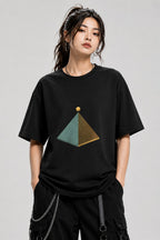 Golden Pyramid Sunset - Black