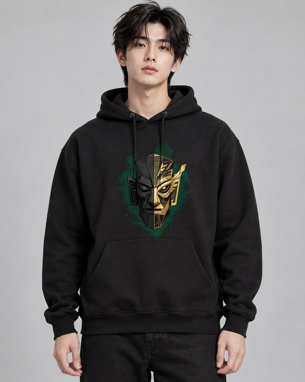 Golden Relic Mask - Black