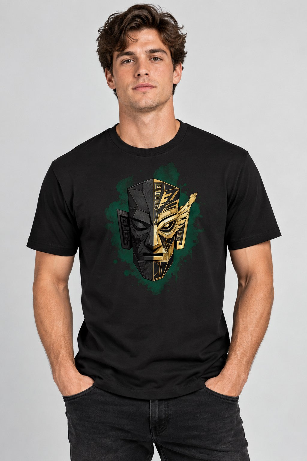 Golden Relic Mask - Black