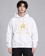 Golden Star Emblem - White