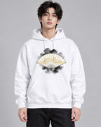 Golden Wave Fan - White