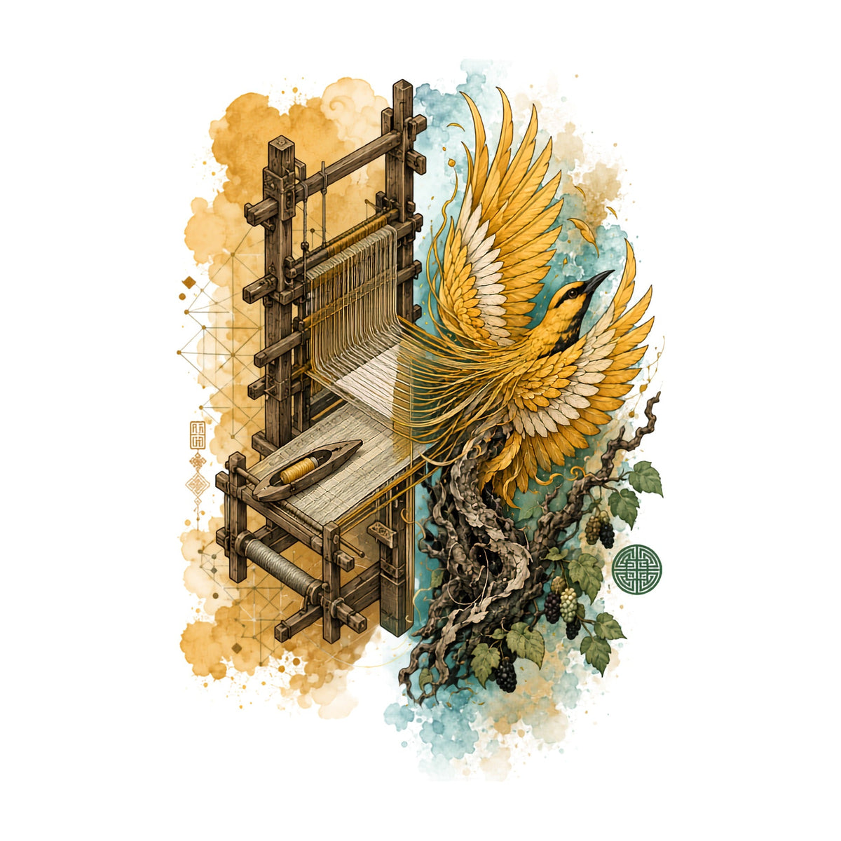 Golden Weaver Bird