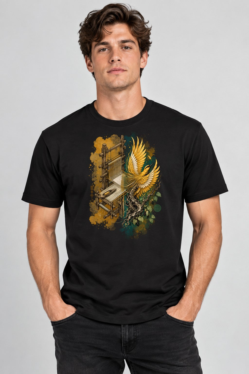 Golden Weaver Bird - Black