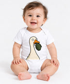 Goose With Grenade - White
