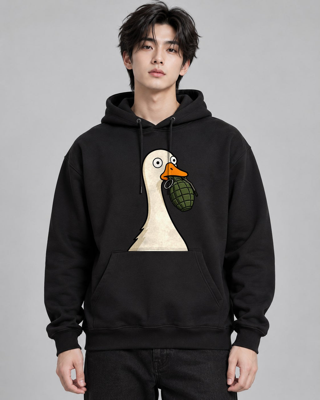 Goose With Grenade - Black