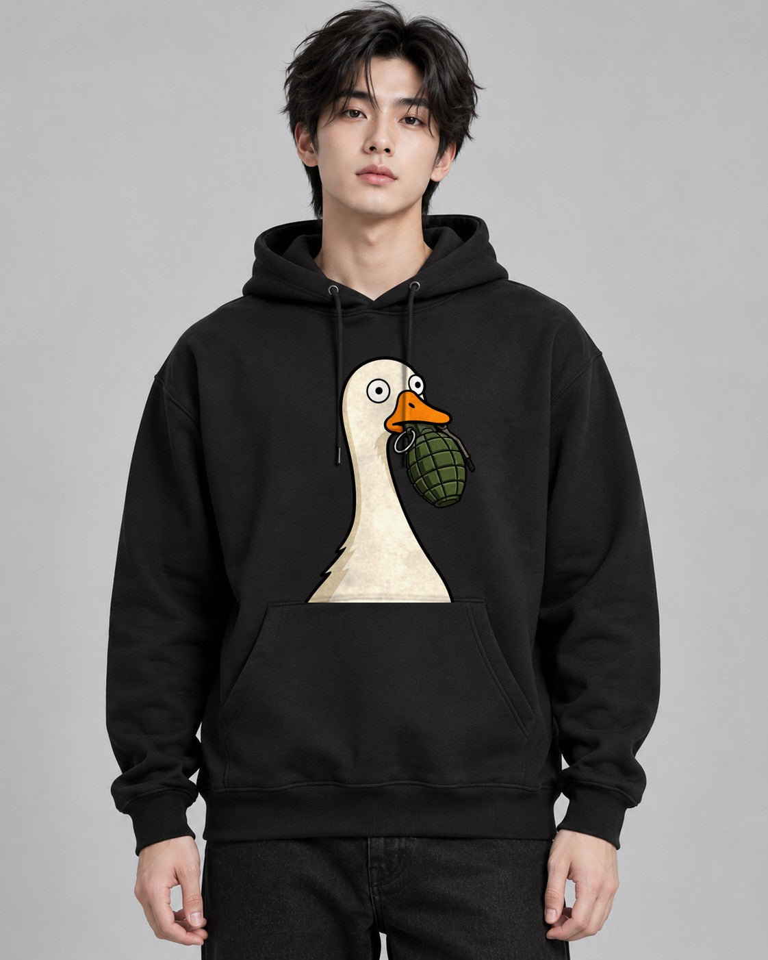 Goose With Grenade - Black