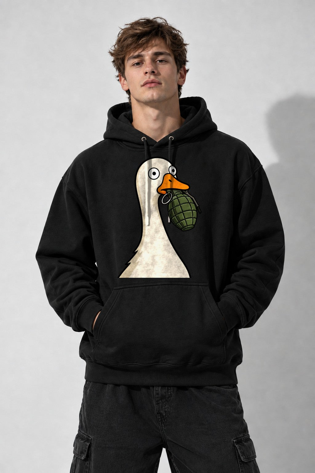 Goose With Grenade - Black