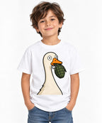 Goose With Grenade - White