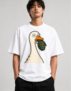 Goose With Grenade - White