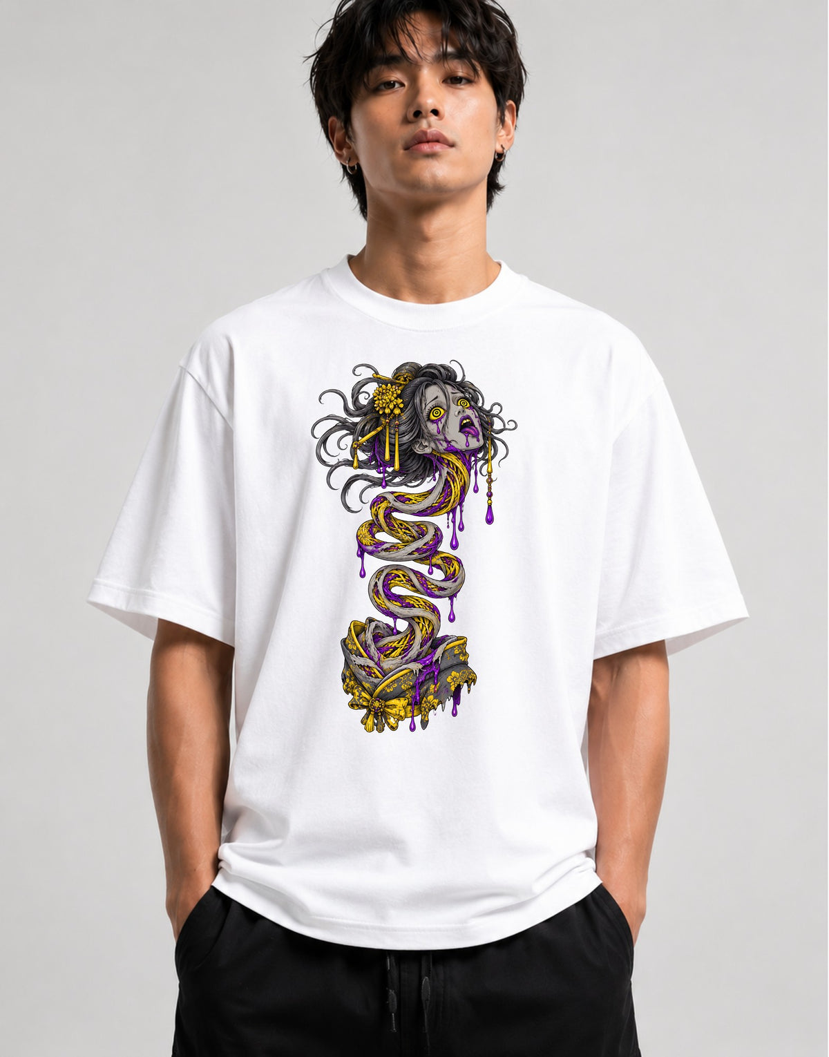Gorgon Serpent Queen - White