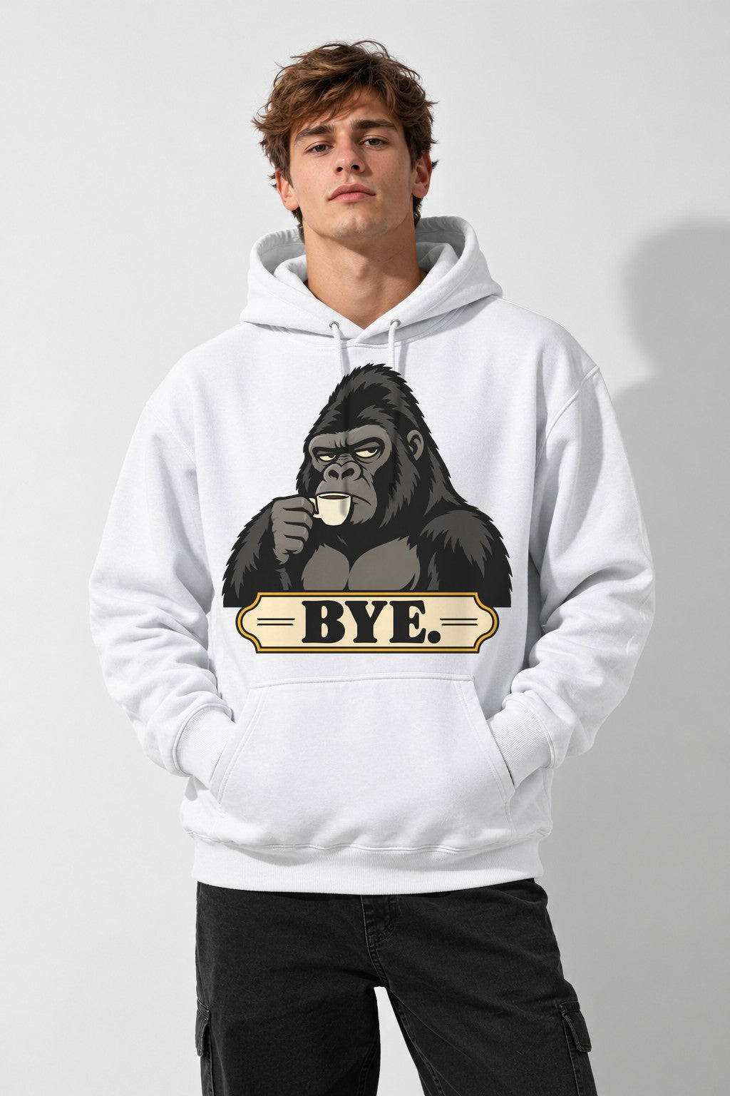 Gorilla Coffee Bye - White