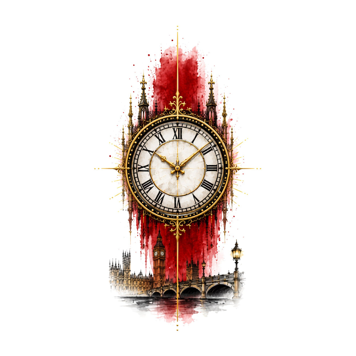 Gothic Tower Clock
