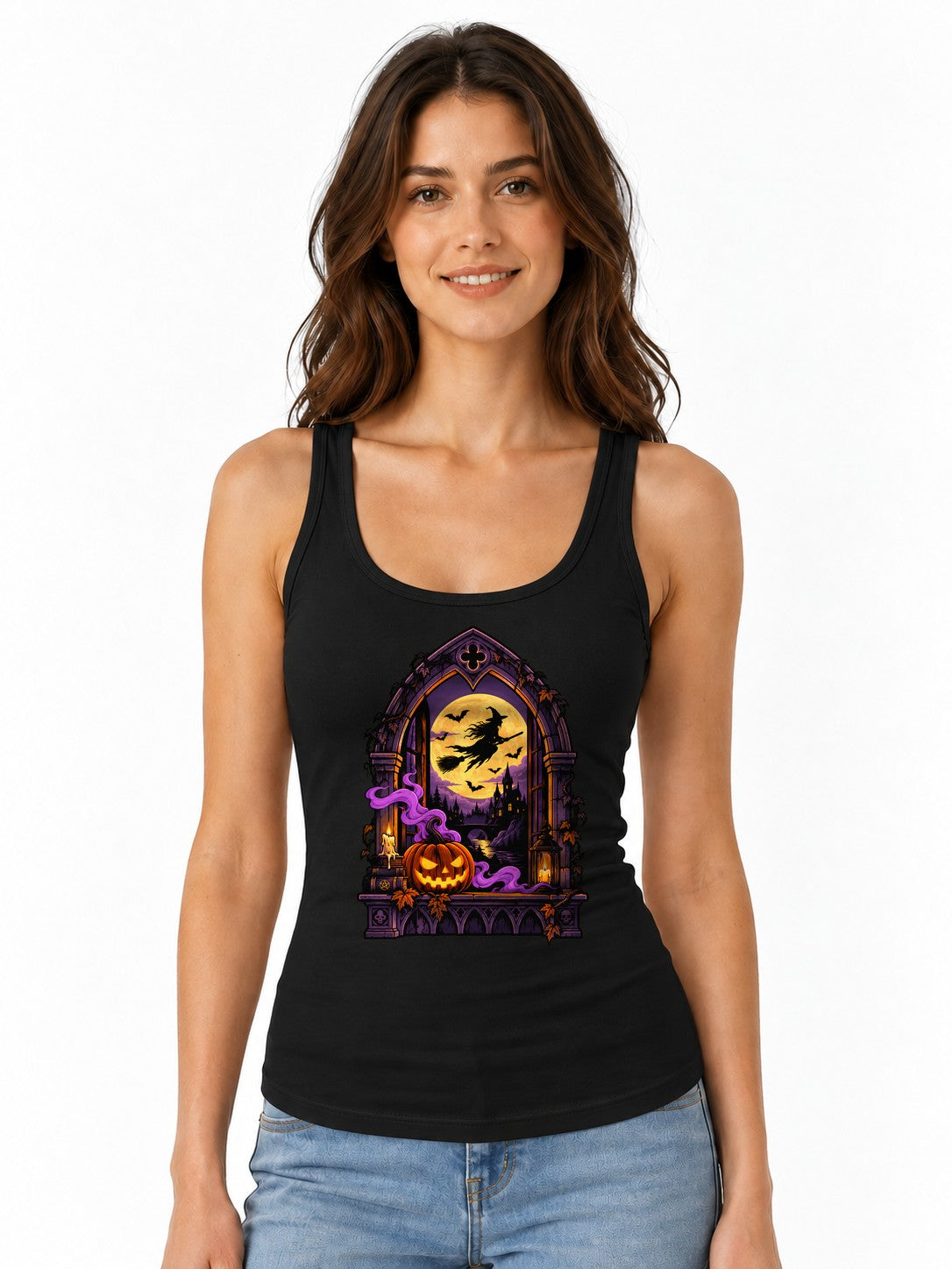Gothic Witch Window - Black