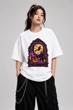 Gothic Witch Window - White